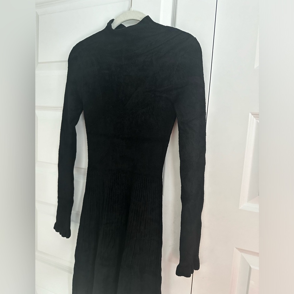 Proenza Schouler White Label Chenille Turtleneck dress in‎ black NWT - Picture 5 of 10